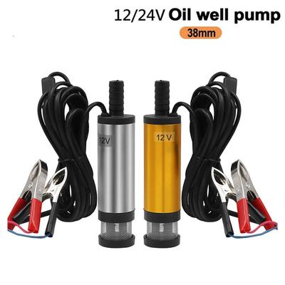 12V/24V Universal Electric Oil Pump Diesel DC Submersible Small Oil Pump Car Oil Change Fuel Pump Electric Diesel Water Pumping