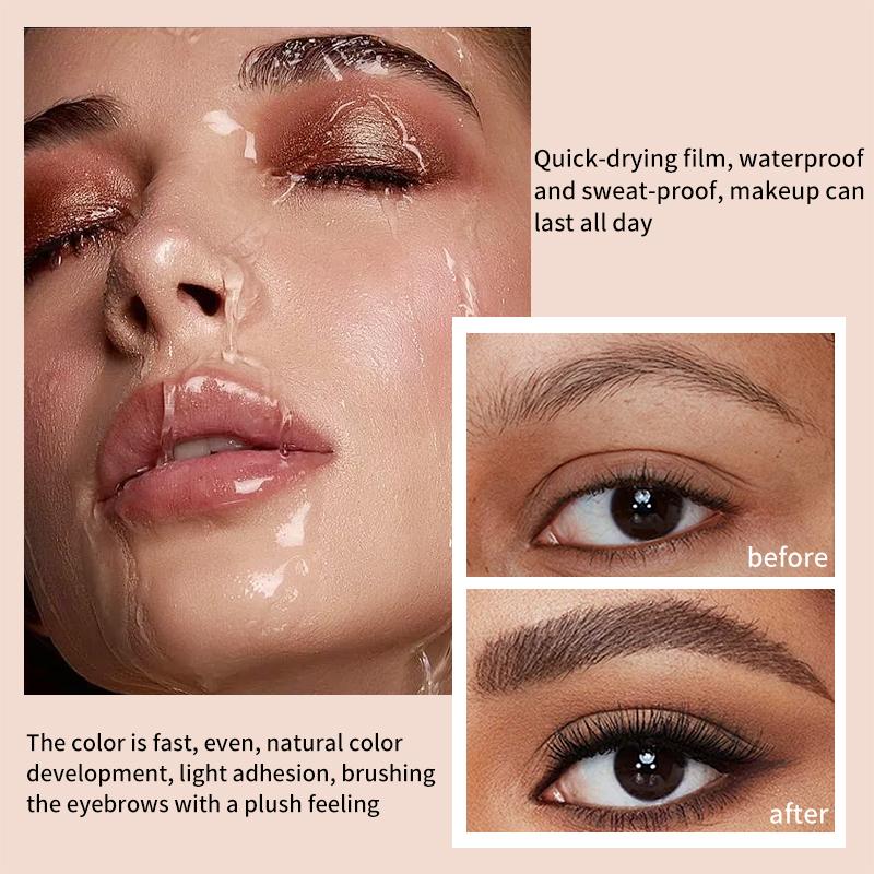 1PCS Three Eyebrow Dye Quick Drying Film Forming Waterproof And Sweat Proof Long Lasting And Not Easy To Fade