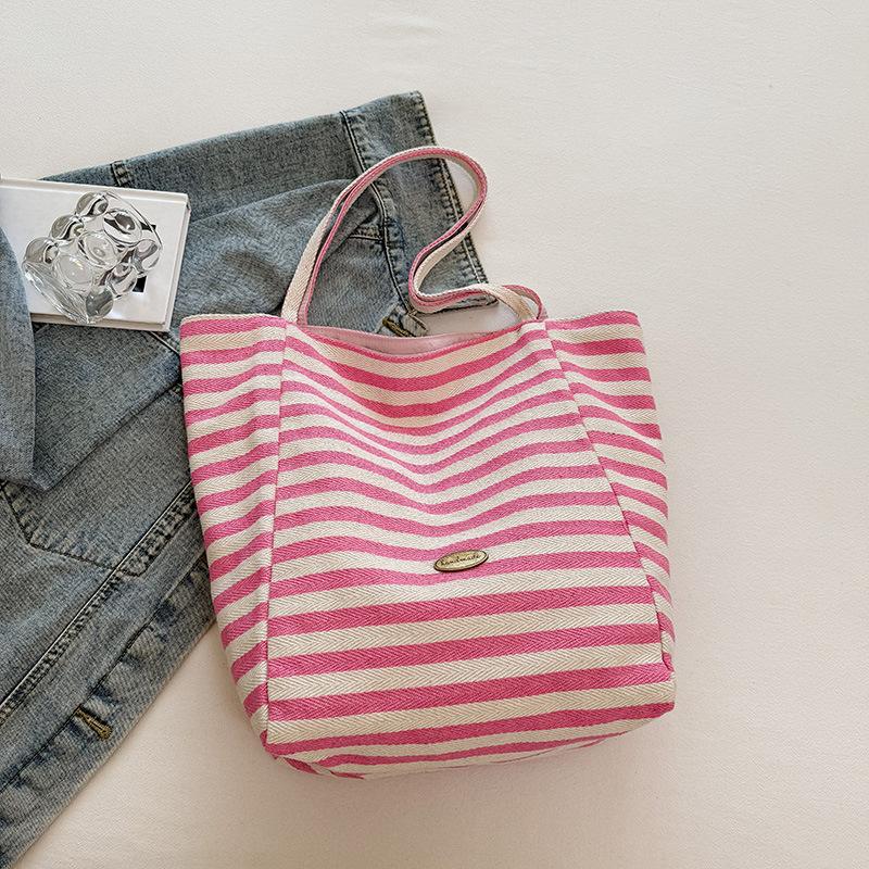 Casual Fashion Foreign Style Simple Bag Women's Spring and Summer Lazy Style Large-capacity Tote Bag Student Class Shoulder Bag