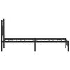 Bed Frame Without Mattress Brown Oak Look 75 X 190 Cm Engineered Wood