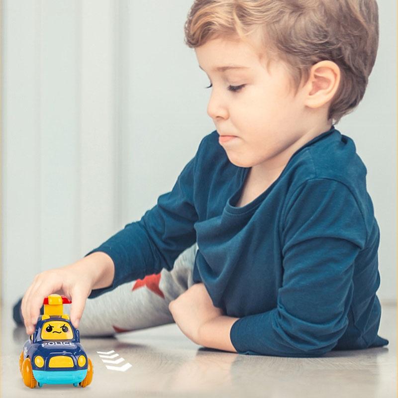 Children Toys Cars Toys for Boys 1 2 3 Ages Cartoon Inertia Press and Go Cars Toys for Kids Pull Back Fire Engine Toy Baby Gifts