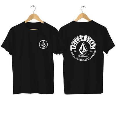 Volcom Stone T-shirt Trend Men Women Tee Summer Cotton Tshirt Overd Short Sleeve T Shirt Brand Print Top Clothes Streetwear#Color(1)