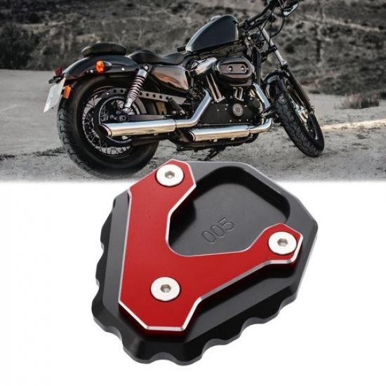 Motorcycle Kickstand Extension Side Stand Support Plate Red for Honda CB500X