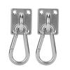 1Suit Yogas Exercise Hook Brackets Hook Hangers Chair Hanging Ceiling Hook Hoop Hook for Suspension Trainer