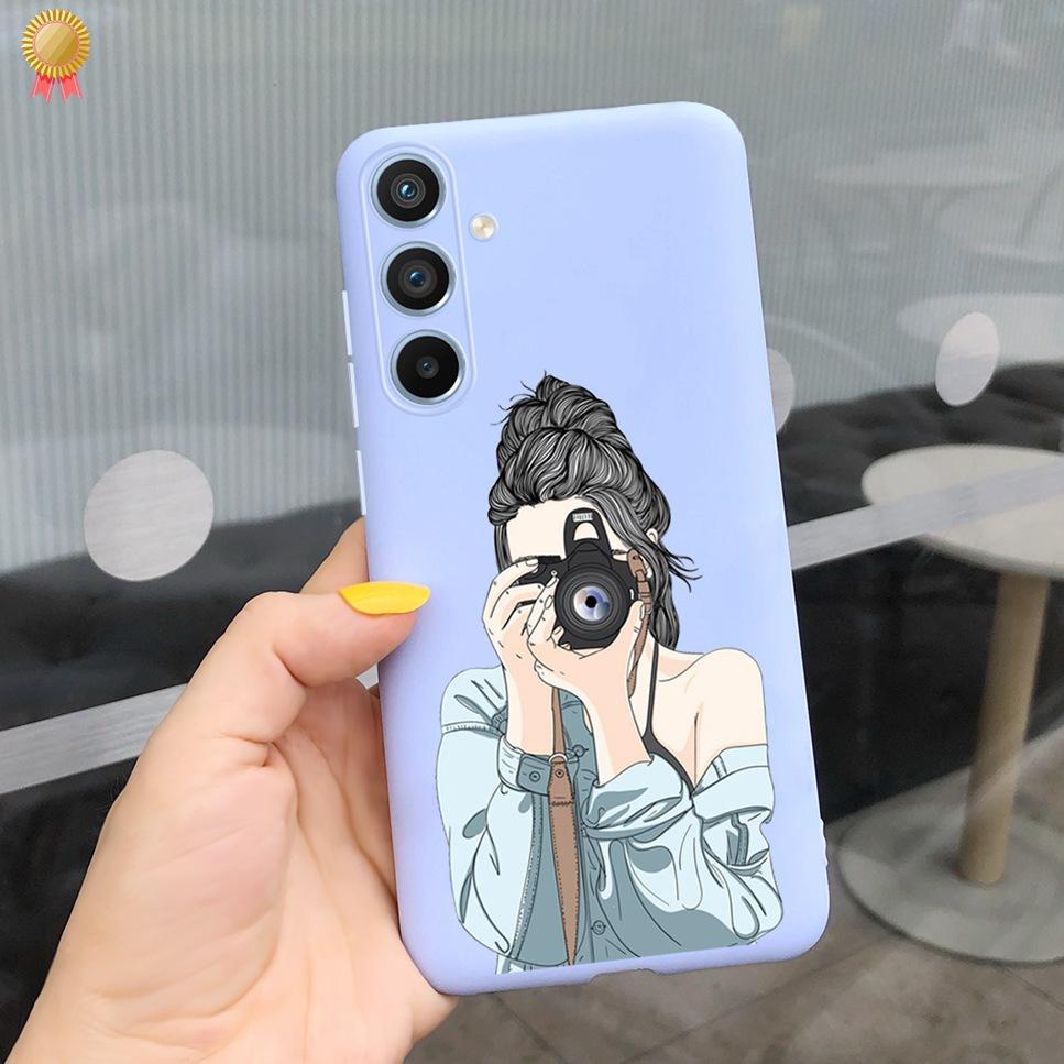 For Samsung Galaxy A24 A 24 4G Case Cute Shockproof Silicone Cartoon Back Cover For Samsung A24 SM-A246M A 24 Funda