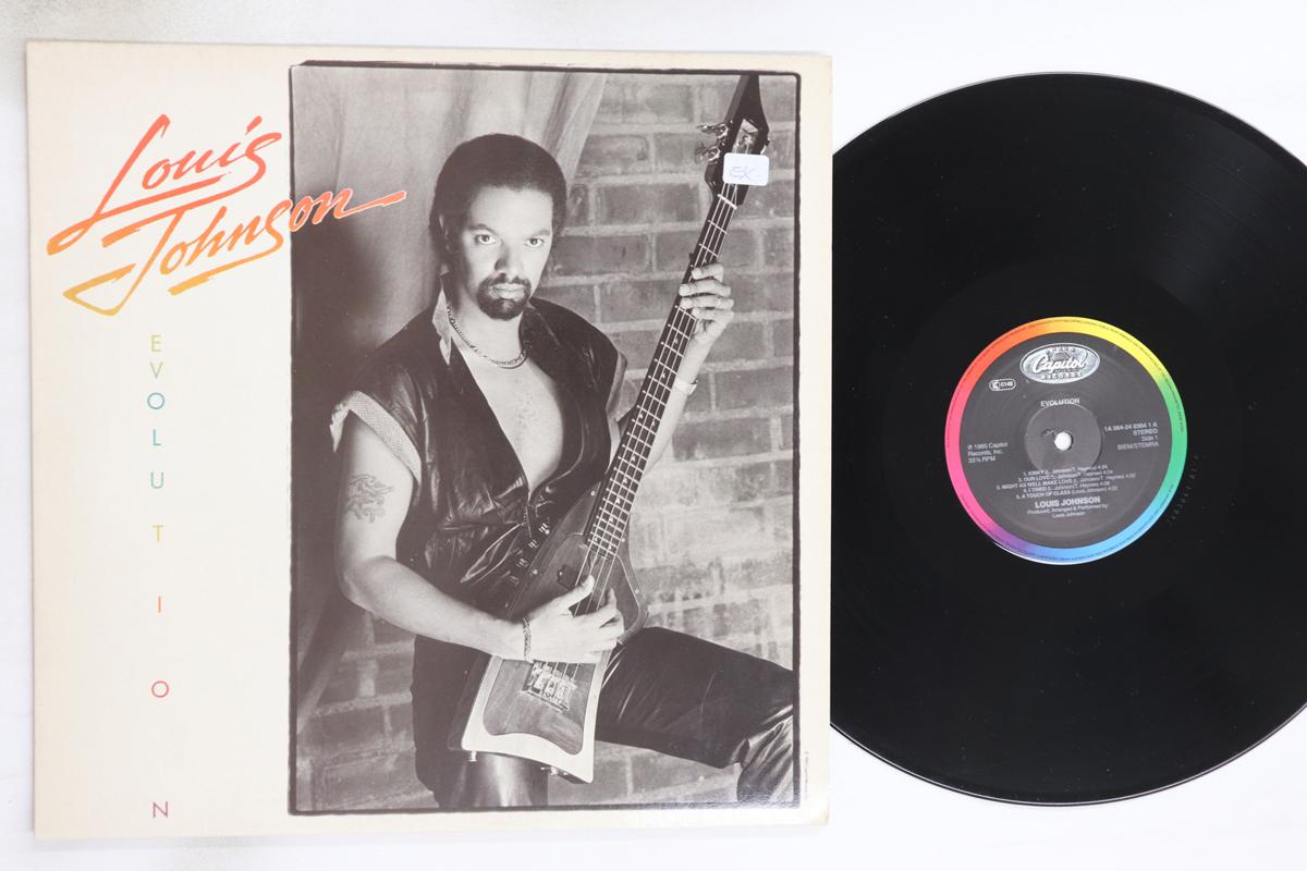 

LP Record LOUIS JOHNSON Evolution 1A064240341 CAPITOL 1985 Europe SoulFunk Used