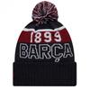 Wintermütze - FC BARCELONA - FC Barcelona x New Era - Schwarz - 100% Acryl - Unisex für Jugendliche