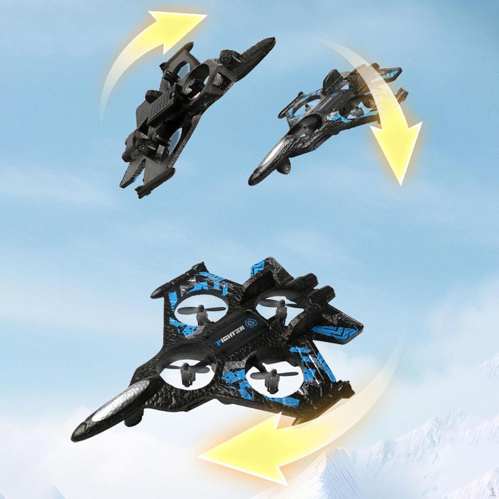 Remote Control Airplane Fighter Model Sensing Anti Falling Foam Aircraft with Light