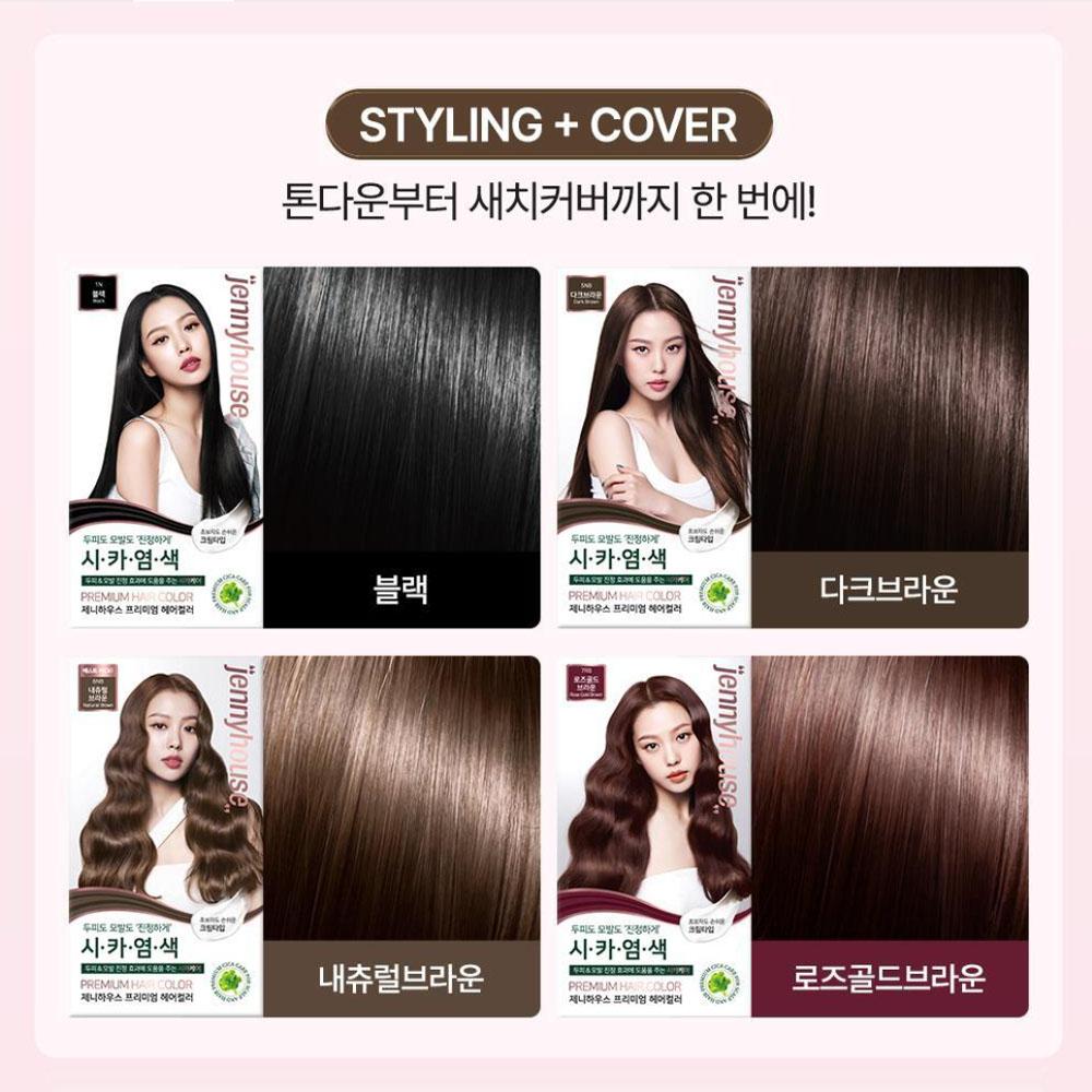 Jenny House Premium Hair Color Cream – Ash Brown (11AB)