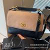 2025 Autumn and Winter New Versatile Small Bag Women's Messenger Bag Korean Version Ins Popular Diamond Portable Small Square Bag This Year