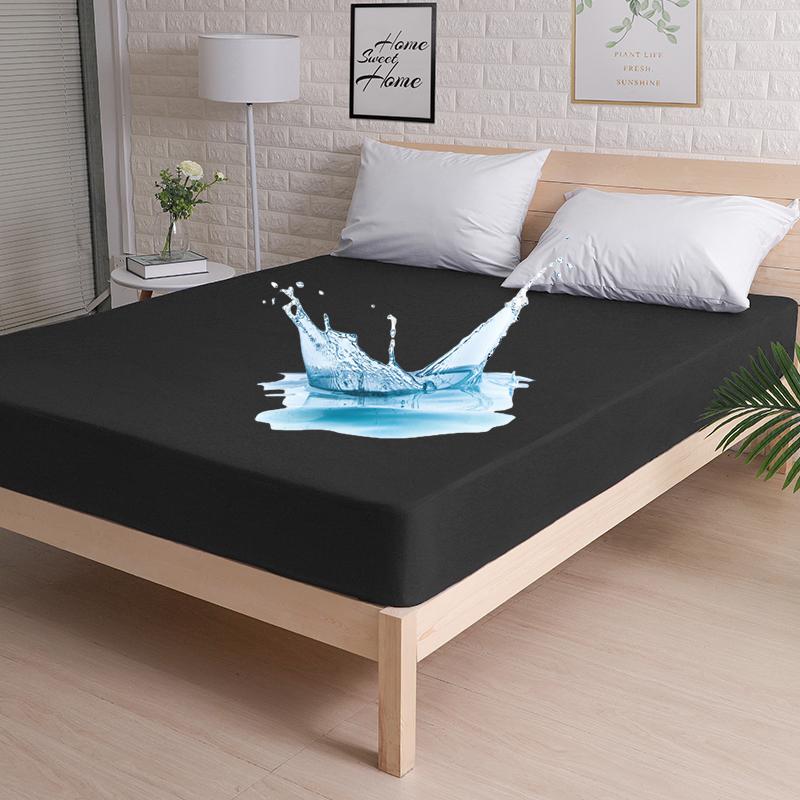 

Высококачественный ультраводонепроницаемый защитный чехол для матраса, водонепроницаемая простыня, простыня с глубоким карманом 30 см, нескользящая, мягкий полиэстер, постельное белье для всех сезонов 80*200*30cm