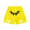 Mens Cotton Short Pants With Embroidered Loose Fit Casual Shorts Outdoor Wear