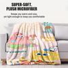 1PC Cute Pink SpongeBobFriends Blanket for Adult Quality Cozy Warm Flannel Blanket for Home Travel Picnic for Winter