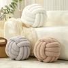Handmade Knotted Spherical Cushion Pillow for Sofa and Bed