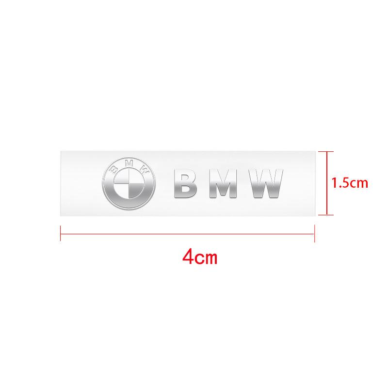 2/4ks 3D kovové nálepky na dekoraci interiéru auta, odznaky, auto styling pro BMW M E90 E60 E87 E92 E91 X1 X3 E39 E38 E36 F30 F20