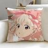 popular anime Lycoris Recoil Cushion Cover Soft  EasyWash Pillow Case  Versatile for Couch Bed Travel and Office