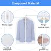 5pcs Durable Polyester Garment Dust Cover with Zipper Closure Long Hanging Clothes Bag for Coats Jackets & Wardrobe Organization