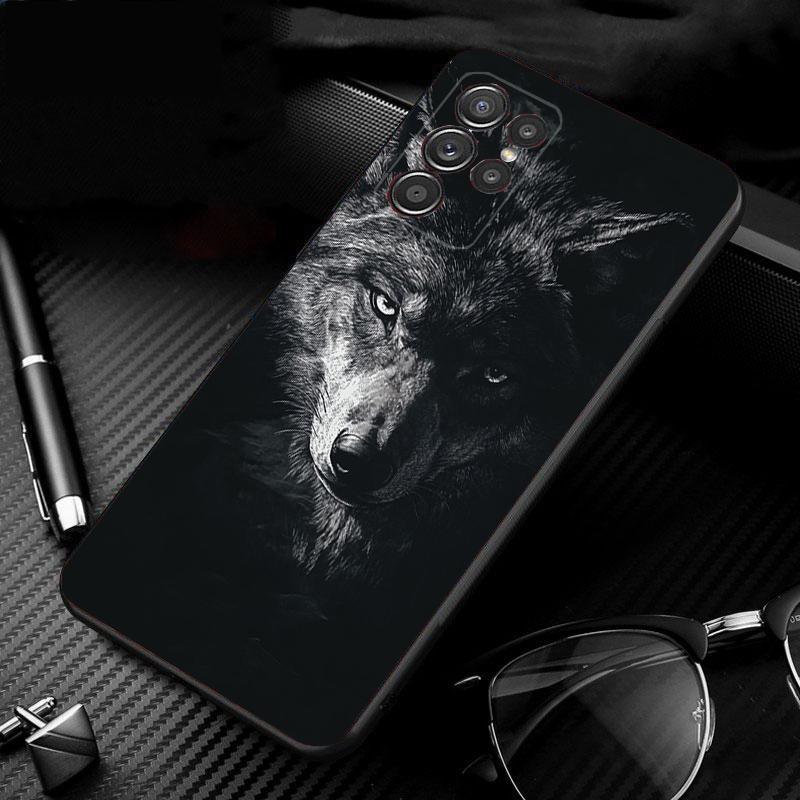 

Phone Case For Samsung Galaxy S25 S24 S23 S22 S21 Ultra S24 S23 S22 S21 S25 Plus S24 S20 FE Animal Wolf S23Plus