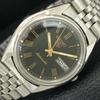 GENUINE VINTAGE SEIKO 5 AUTOMATIC 6309A JAPAN MENS BLACK DIAL WATCH A708366-1