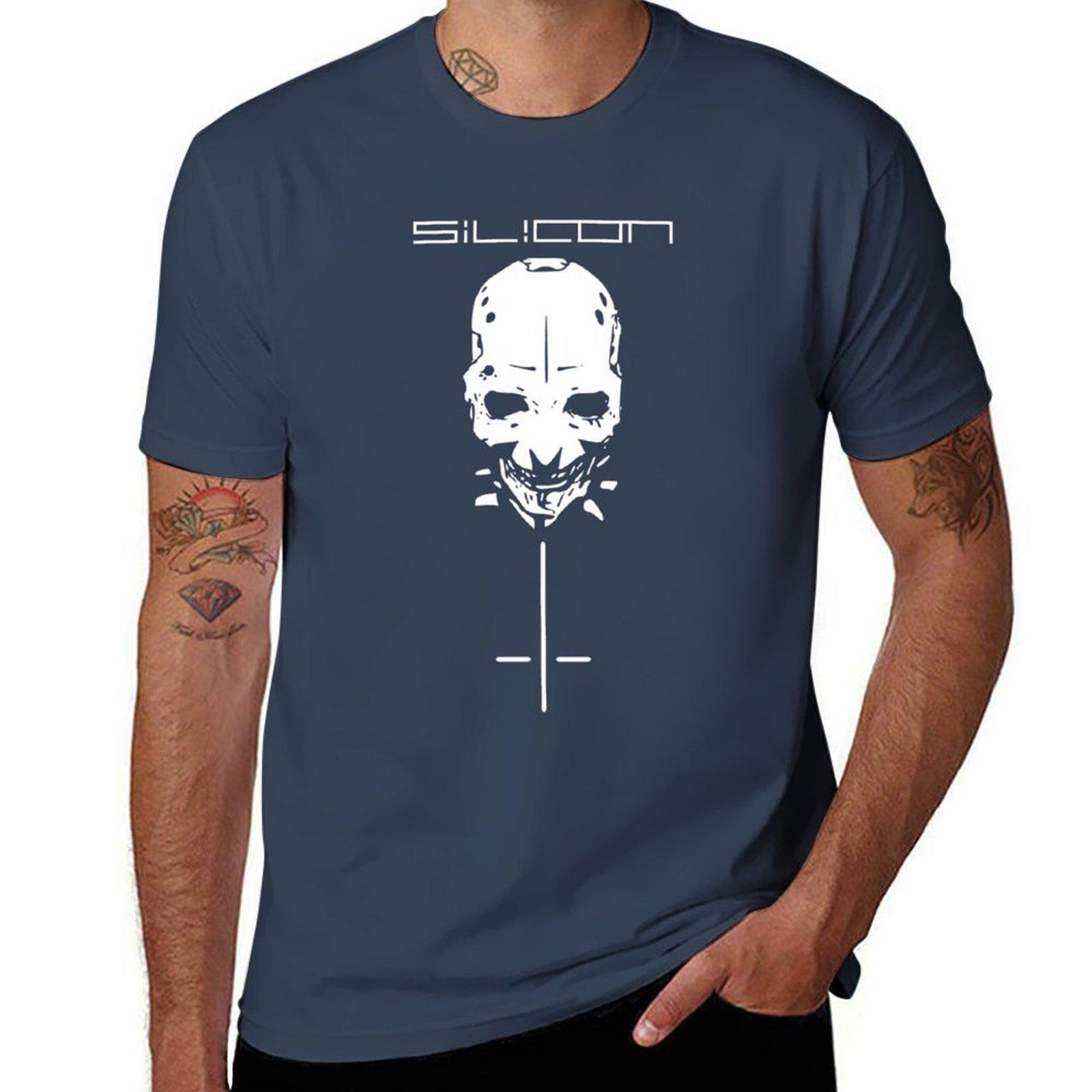 BLAME Silicon White on back TShirt Plus Size Loose Short Sleeve Top S