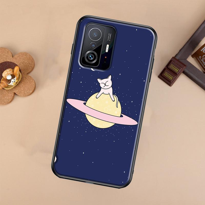 Cats In Space Case For Xiaomi POCO X7 X6 Pro X3 X5 M6 F3 F5 F6 Pro 11T 12T 13T 14T Pro 13 14 Ultra Cover