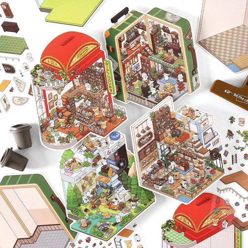 Shuxing DIY 3D Miniature Scene Craft Stickers