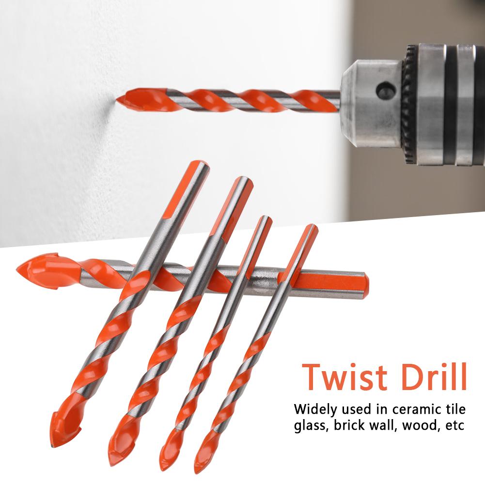 5pcs Handle Multifunctional Alloy Drill Bits for Hand Electric Drill 4-10mm