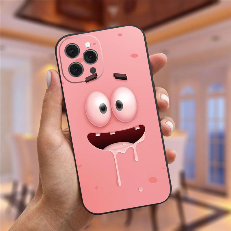 

Чехол для телефона с 3D забавным лицом для iPhone 13 12 Pro XS Max Mini XR X 10 7Plus 7 8 Plus, мягкий чехол из ТПУ для iPhone 11 Pro Max, чехол, сумки iPhone 6 6s