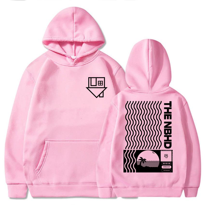 Album Wiped Out Printing Hoodies NBHD The Neighbourhood Band Sweatshirts LongSleeve Hooded Pullovers Women Men Clothes Sudaderas