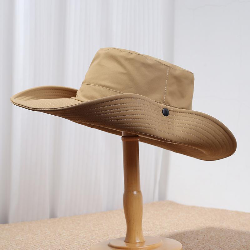 Summer Big Brim Outdoor Visor Male and Female Versatile Leisure Sports Mountaineering Sun Hat Versatile Bucket Hat