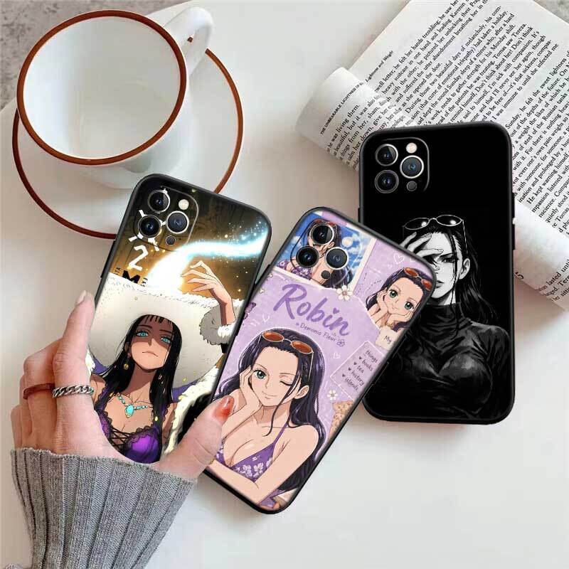 One Piece Nico Robin Phone Case for Samsung S20 S21 S21S S22 S23 S24 FE Ultra Plus Lite F06 F16 M06 M16 M56 A07 A17 A36 A37 A55 A57