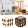 Halloween Skull Dice Skeleton Face Game Dice Resin 6 Sided Board Game Dice Novelty Party Toy Home Decorations