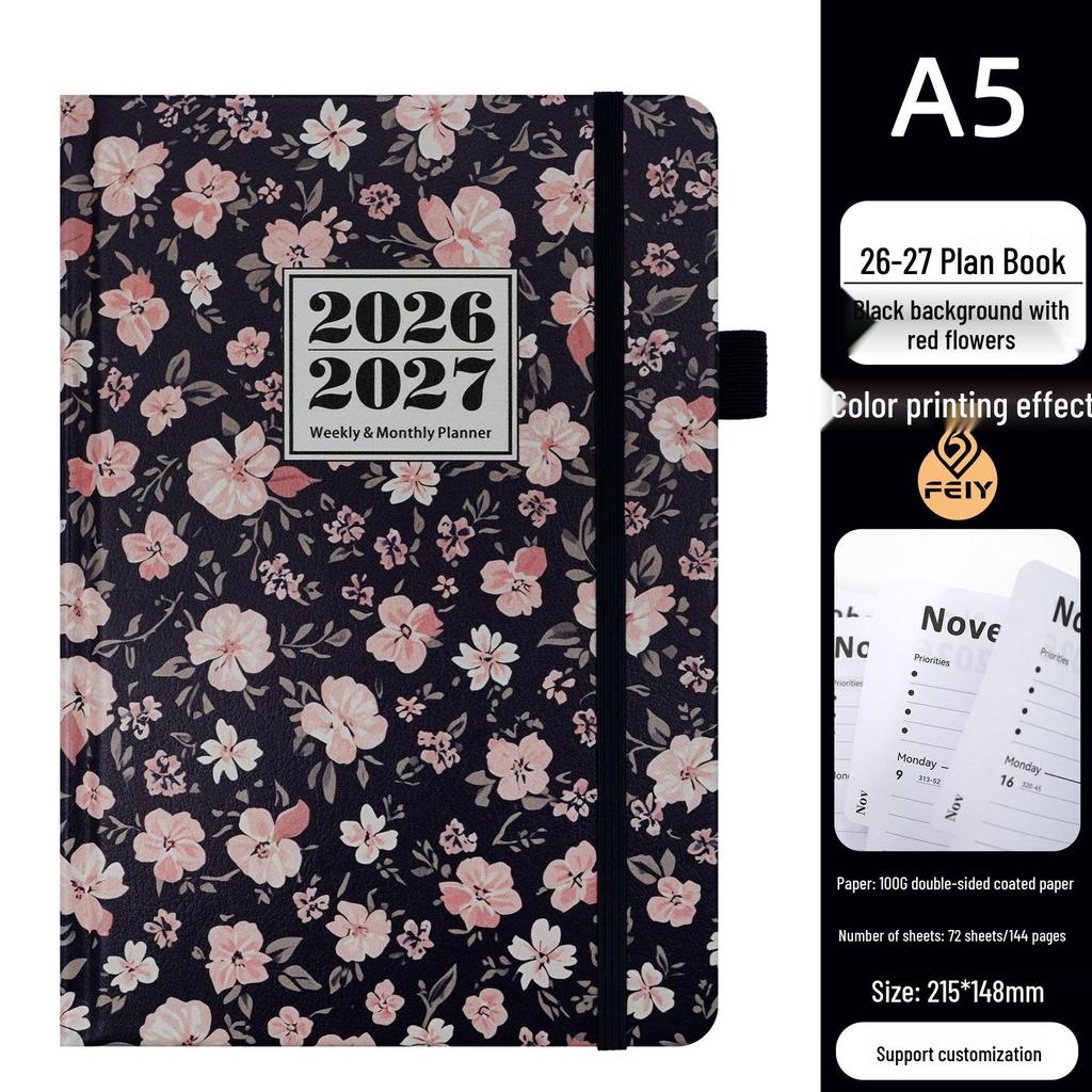 26-27 Planner with Letter Markers: English Efficiency Notebook