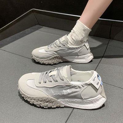High-end Lightweight Soft-soled German Training Forrest Gump Shoes Children's Summer Thin Breathable Canvas Sports and Leisure Little White Board Shoe