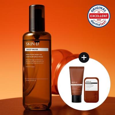 Tělový olej pro zvýšení elasticity Deep Musk 130 ml