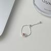 Colorful Stone Pull Chain Ring - Women's Fashionable, Trendy Statement Piece