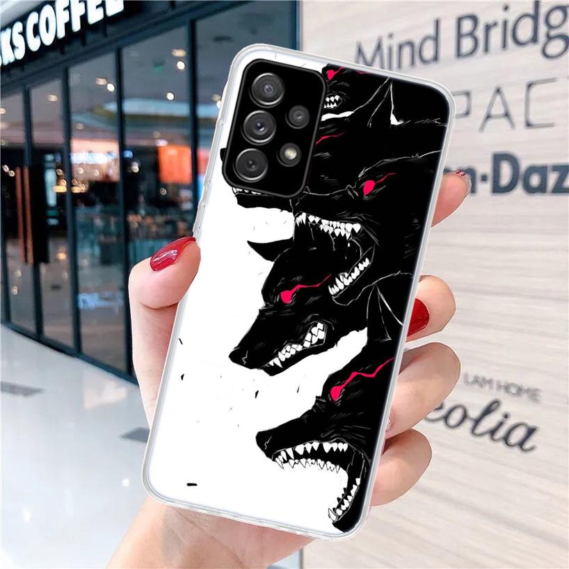 The Wolf Fierce For Samsung Galaxy A15 A14 A13 A12 A55 A54 A53 A52 Phone Case A32 A35 A34 A33 A25 A24 A23 A22 A04S A03S A02S Gal