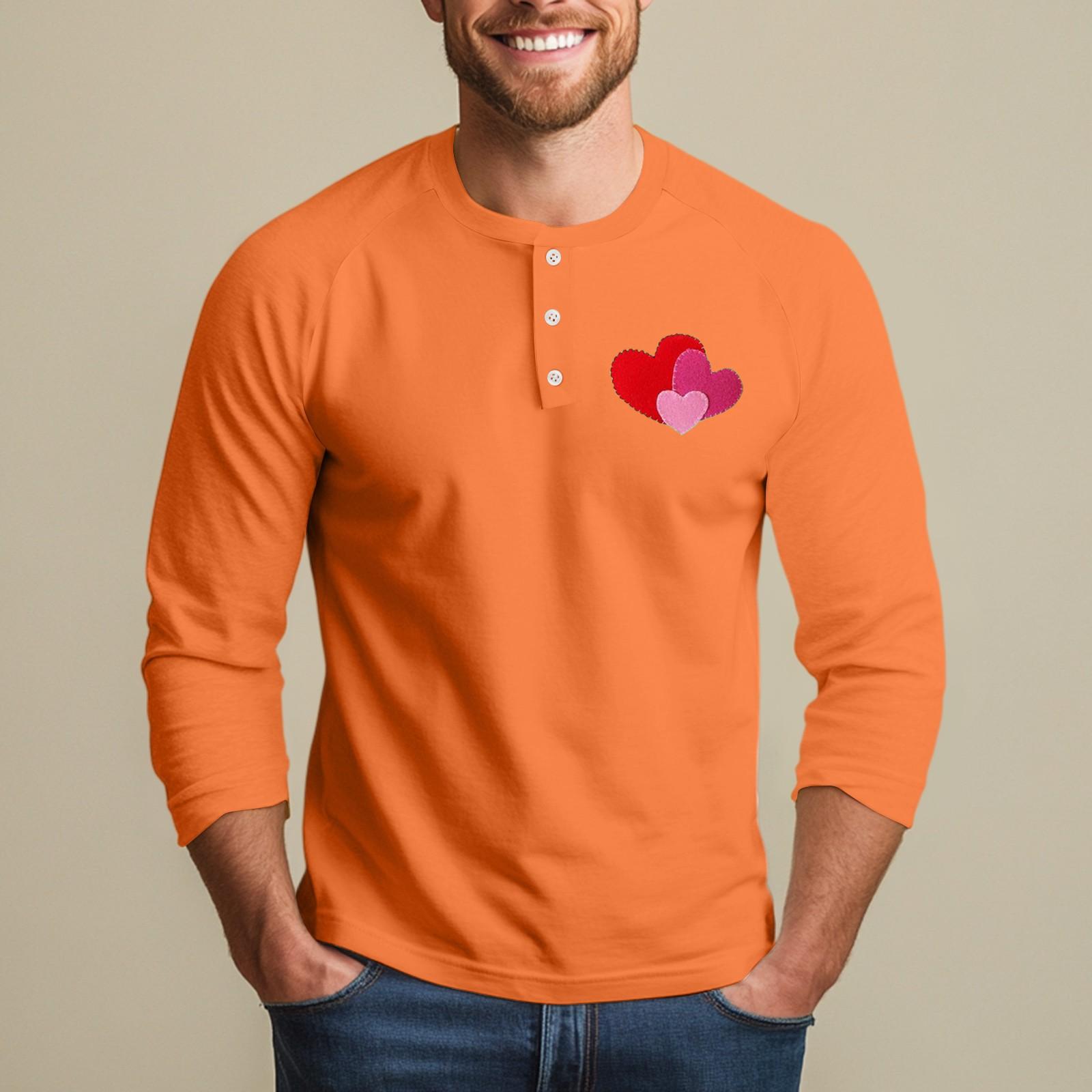 

Men s Raglan Sleeve Three,quarter Sleeve Top L шафрановий