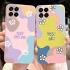 For Samsung Galaxy M53 Phone Case Fashion Cute Pattern Macaroon Silicone Soft Cases For Samsung M53 M33 M22 4G 5G Back Cover