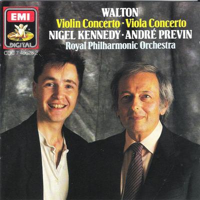 CD SIR WILLIAM WALTON - NIGEL KENNEDY, - Violin Concerto • Viola Concerto CDC7496282 EMI 1987 UK Classical Used