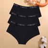 3Pcs Cotton Seamless Underwear Sexy Letter Belt Panties Low Waist Stretchy Briefs Female Breathable Sports Soft Lingerie