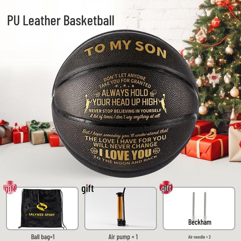 

SALYWEE Genuine Leather Size 7 Basketball for Professional Competition - European & American Market, Ideal Christmas Gift Size 7 Basketball (Standard Ball)