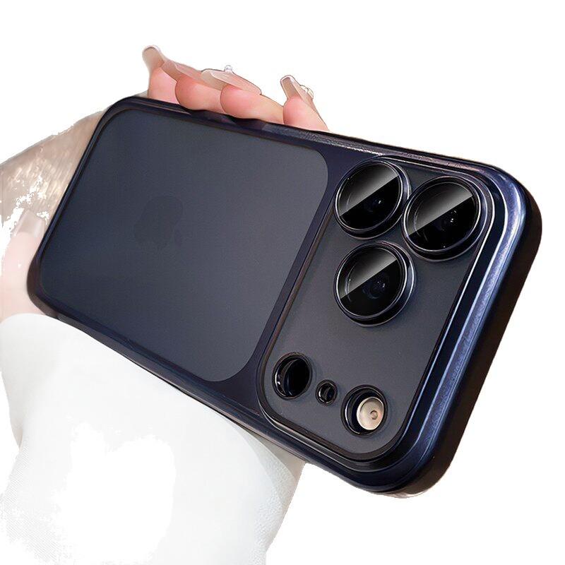 Apple 17 Pro & iPhone 17 Air Ultra-Thin Frosted Transparent Protective Case with Lens Coverage