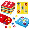 LovesTown 30PCS Tic Tac Toe Board Game, Mini Strategic Board Game for Kids Family Classic Educational Toys Indoor Party Game for Goodie Bag Stuffers