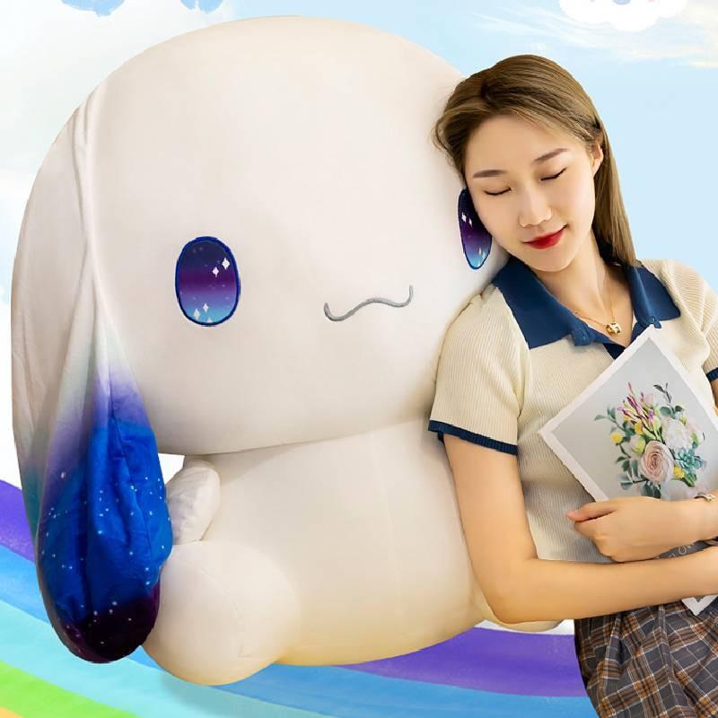Cozy And Soft Cartoon Dog Plush Toy With Big Ears Ideal For Girls Sleep Companion