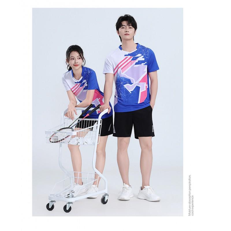 Badminton Shirts Set Quick Dry Breathable Team Uniforms Training Competition