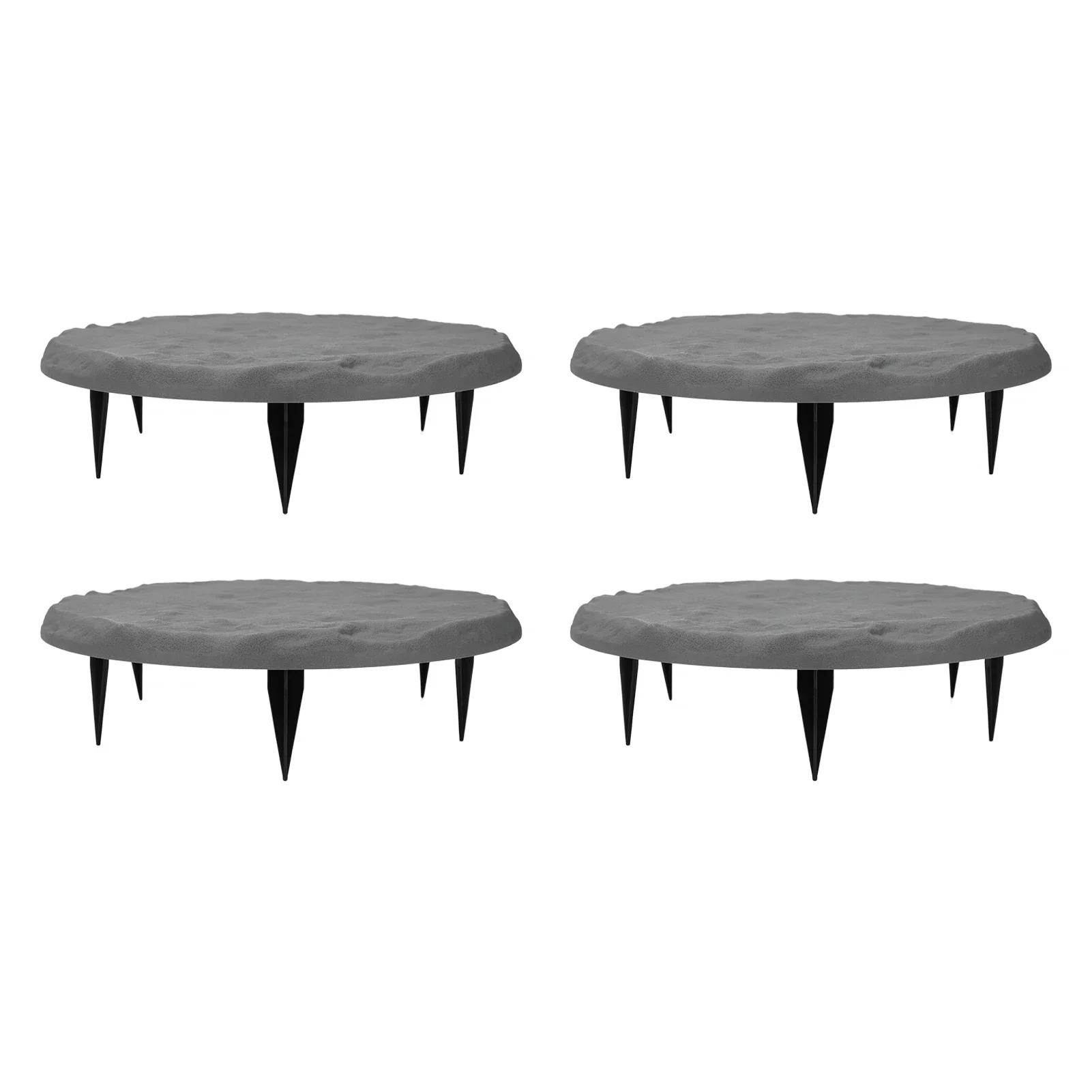 Декоративные садовые камни из полипропиленовой смолы для дорожек и газонов, с колышками для крепления