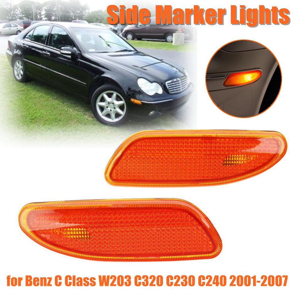 thumbnail image 2 of LED Turn Signal Lights For Mercedes Benz W203 C230 C240 C32 2004-2007 - Side Mirror Indicator Lamps 2 of 9