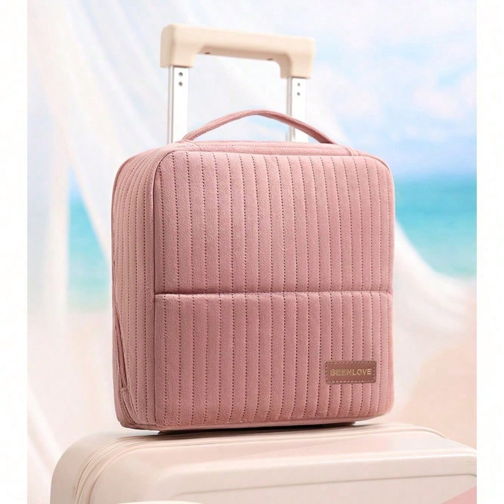 Cosmetic Bag Portable Go Out Toilet Bag Women's Partition Travel Makeup Brush Lipstick Storage Bag