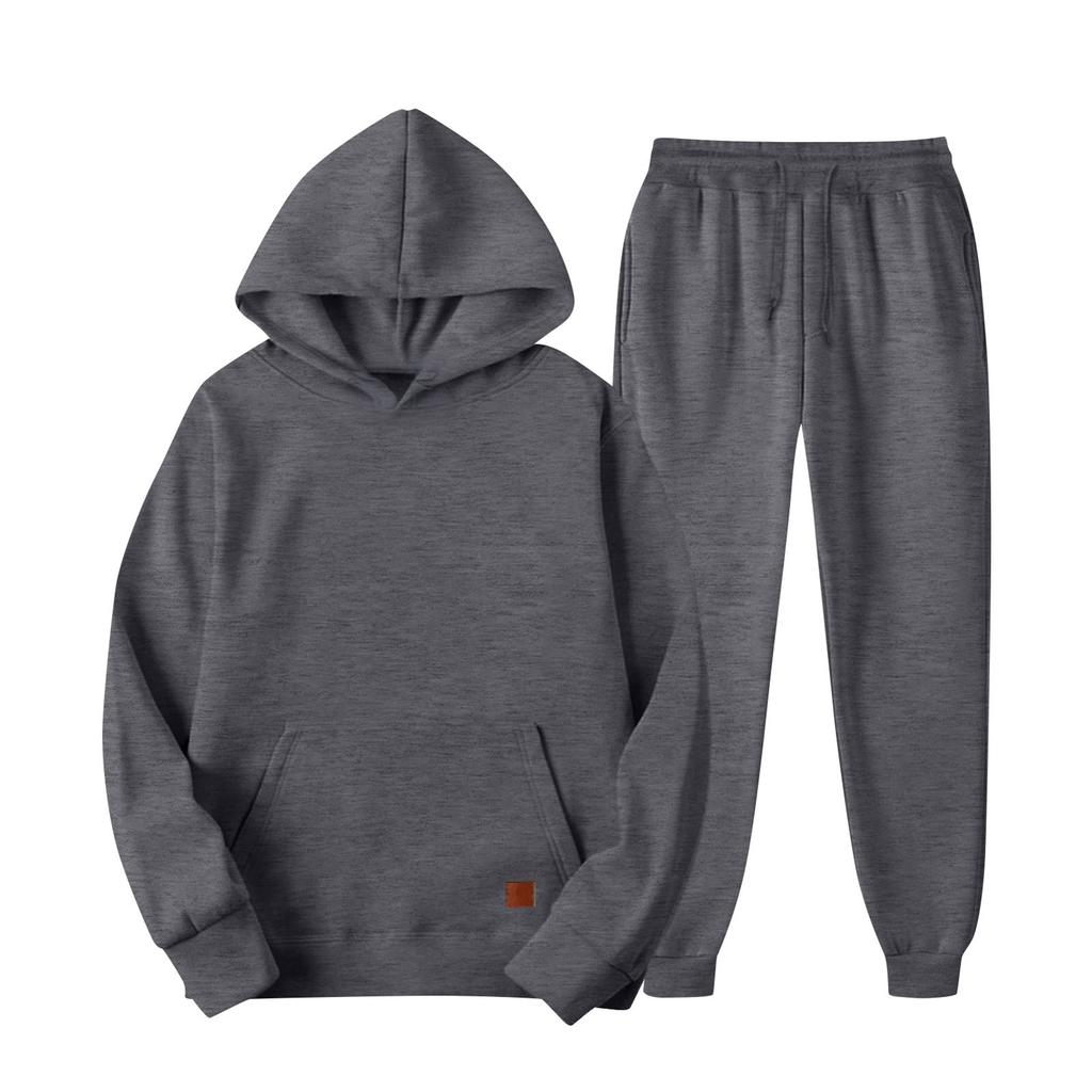 Men's Sweatshirt Suit Men's Color Casual Sports Suit Sweatshirt Suit